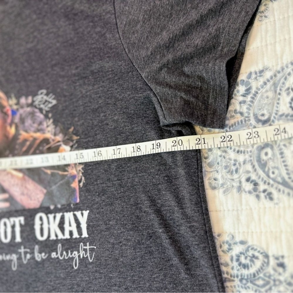 Jelly Roll I Am Not Okay Graphic T Shirt womens XL Country Rap Merch - Picture 4 of 7